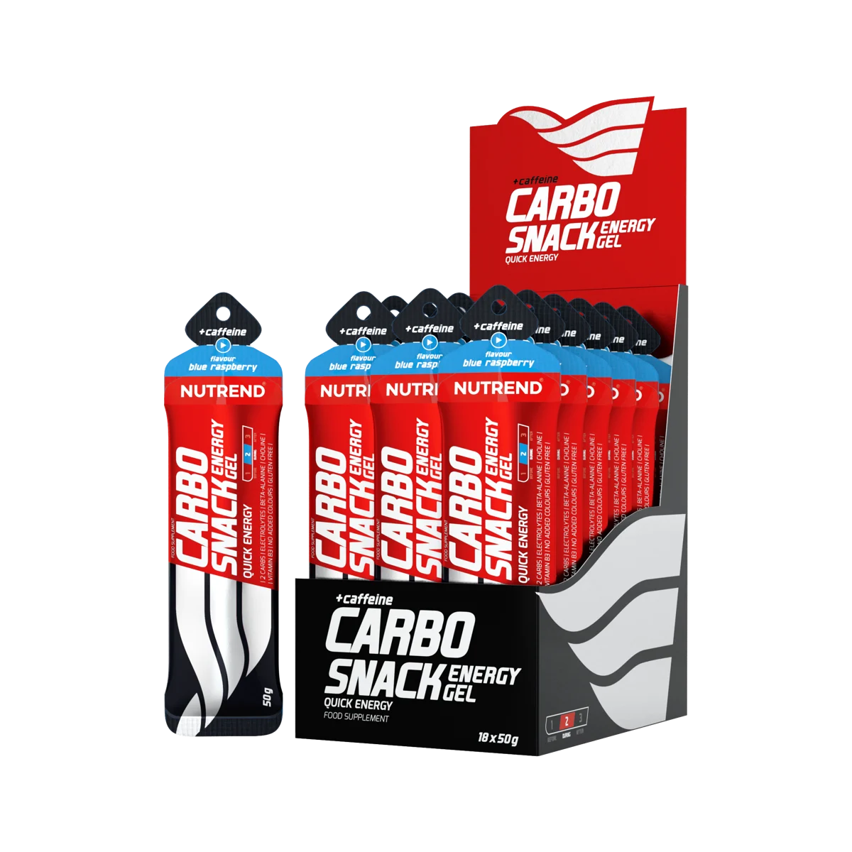 m9l1ty6u Carbosnack Gel with Caffeine Sachet Blue Raspberry 50g - Image 1