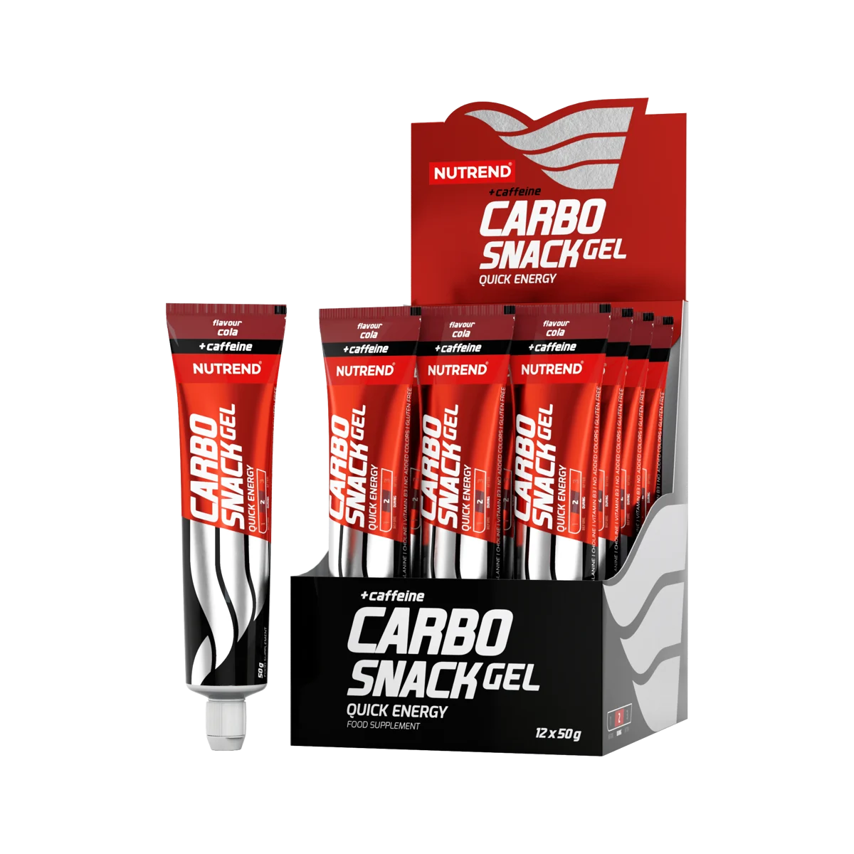 v8ha0hei Carbosnack Gel with Caffeine Tube Cola 50g - Image 1