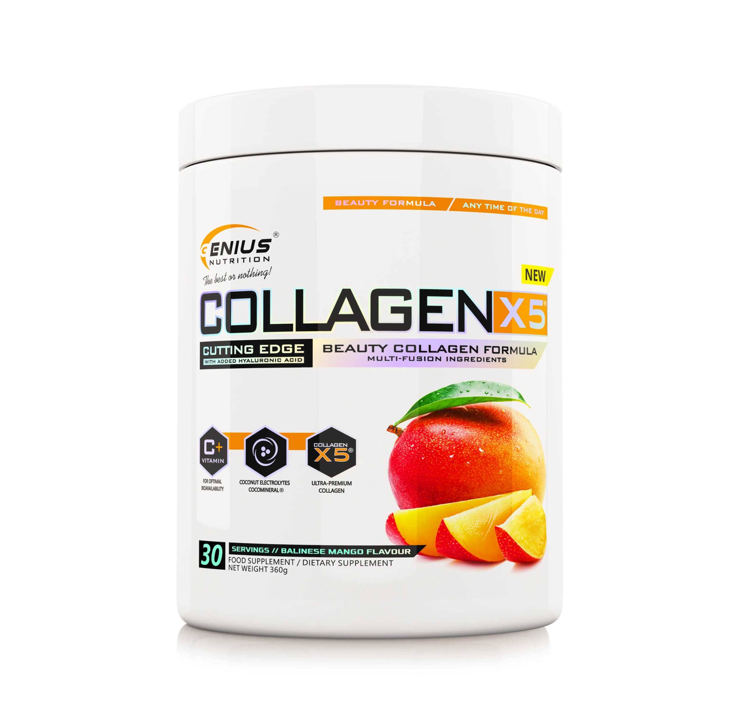 v4m7stxj COLLAGEN-X5® Mango flavor 360g/30serv - Image 1