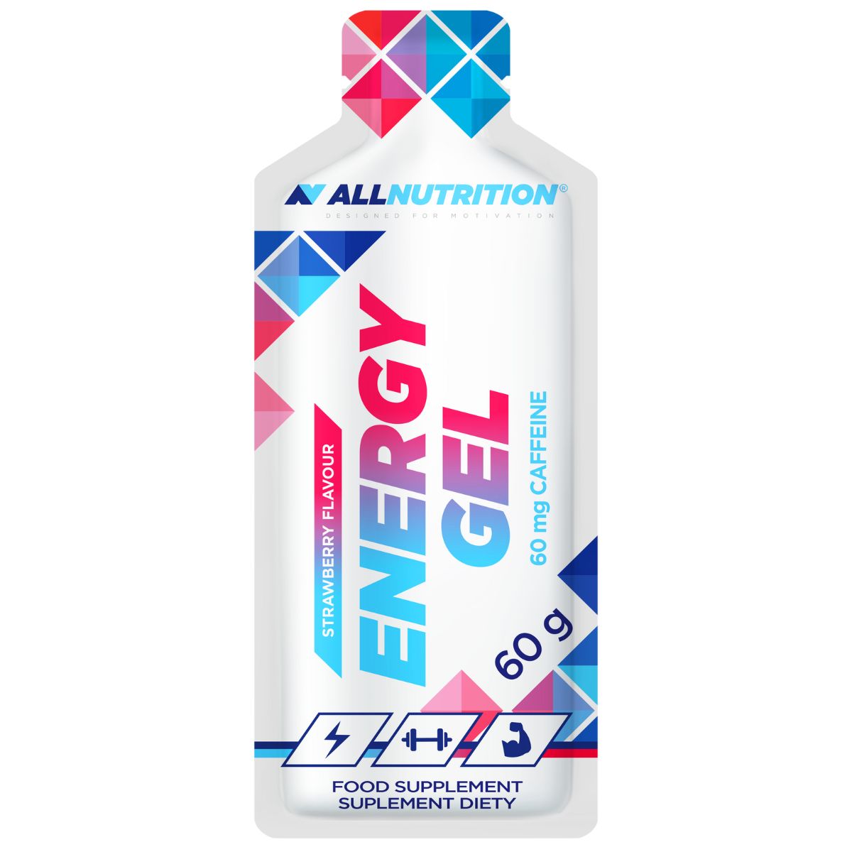 ENERGY1 Energy Gel 60g Strawberry With Caffeine - Image 1