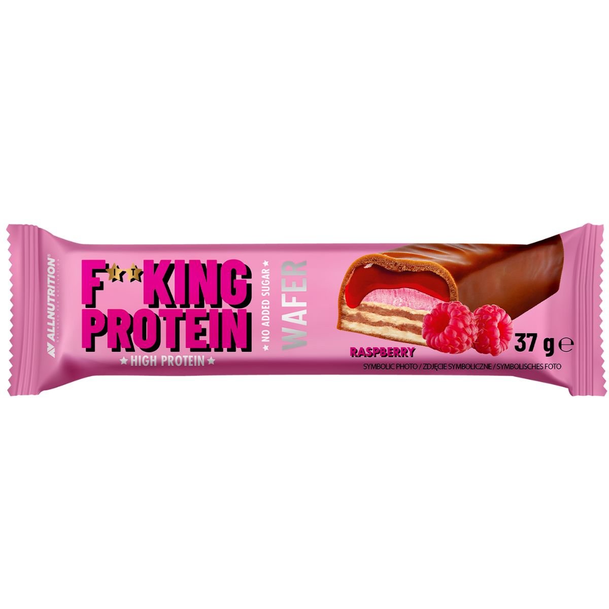 638956060896526713 Fitking Protein Wafer Raspberry flavor 37g - Image 1